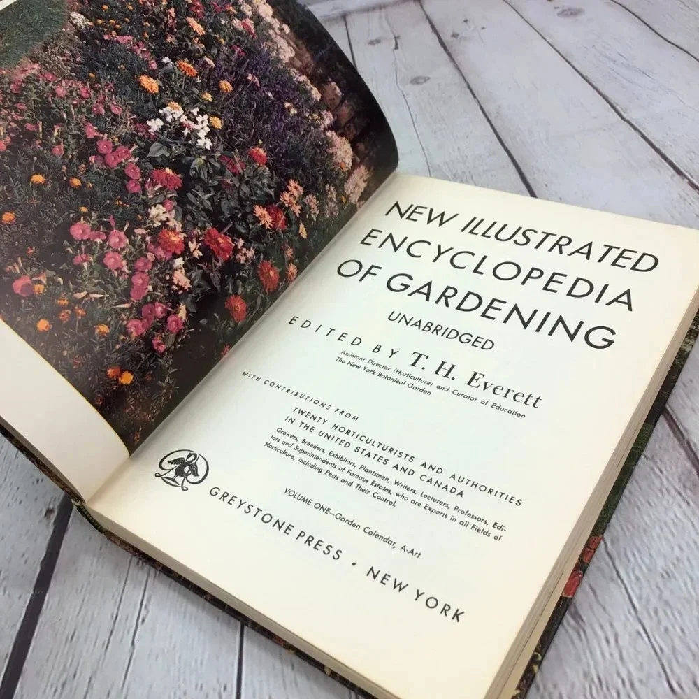 vintage new illustrated encyclopedia of gardening 1965